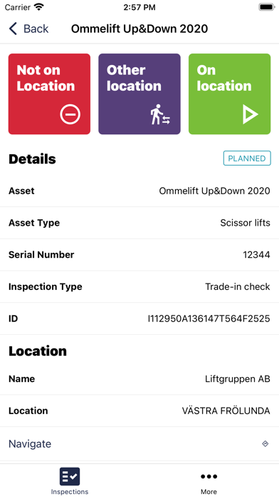 App screenshot