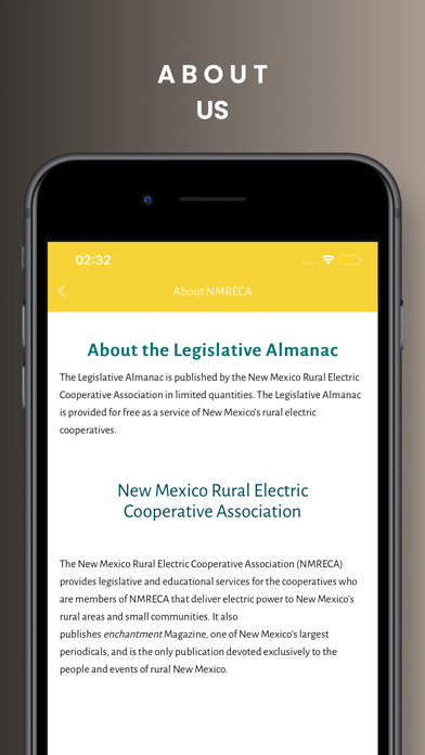 NMRECA Legislative Almanac Screenshot