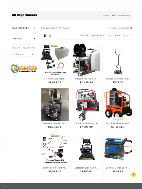 Stateside Sales iPad screenshot 2 - Shopping app