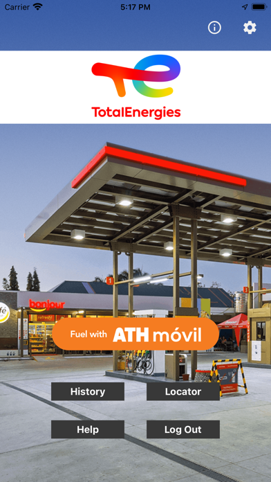 TotalEnergies E-Wallet Screenshot