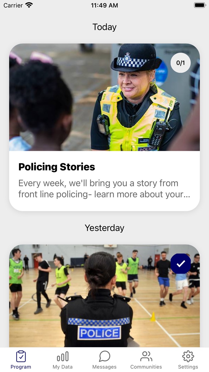 iPhone screenshot