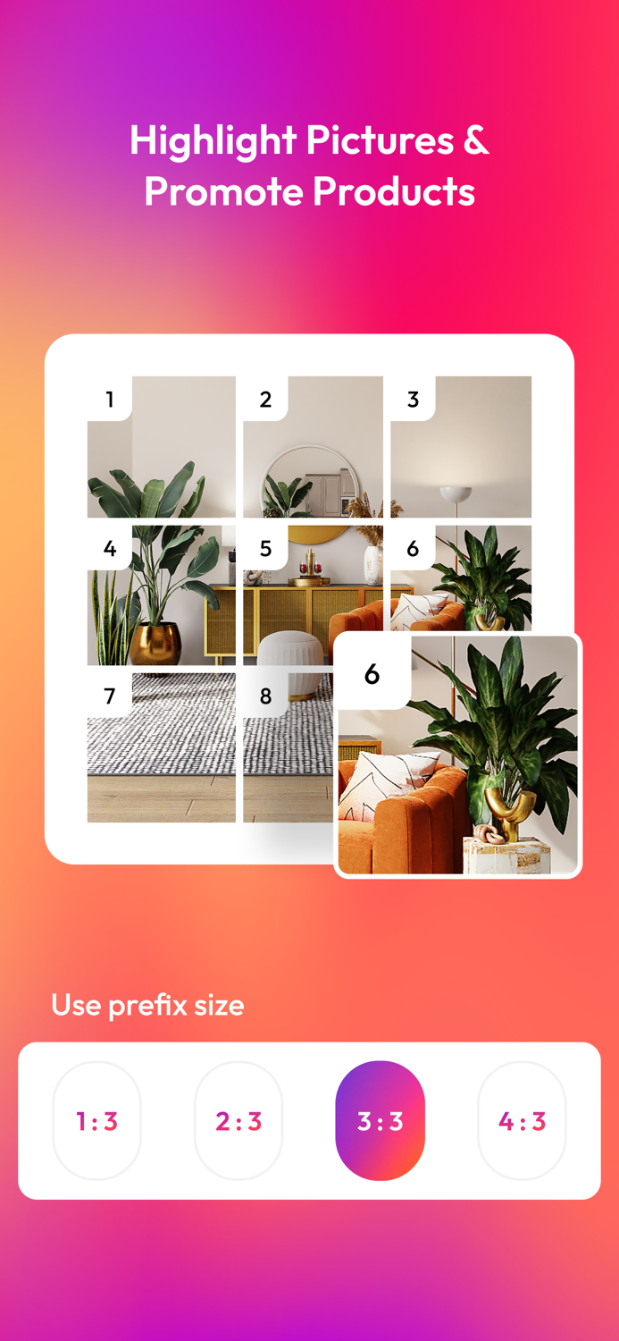 Grids Square Cut  9 Square
