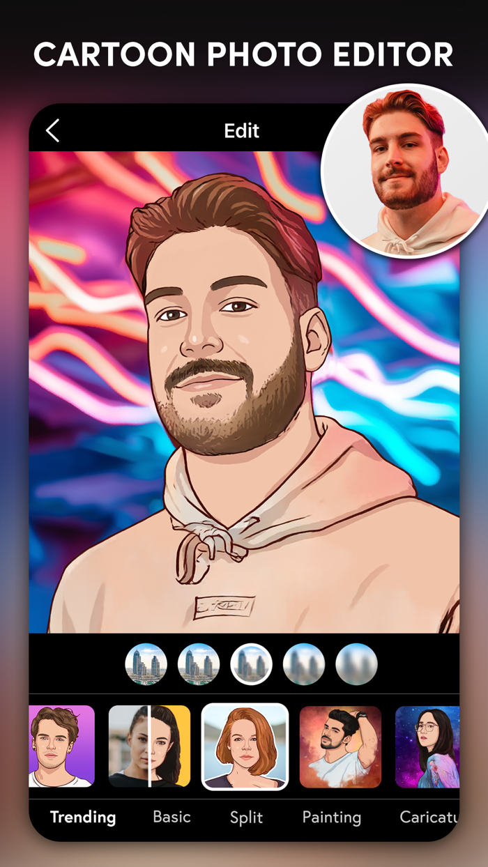 ToonApp AI Cartoon Photo Edit