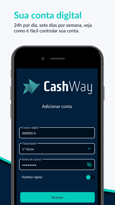 Conta Cashway Screenshot
