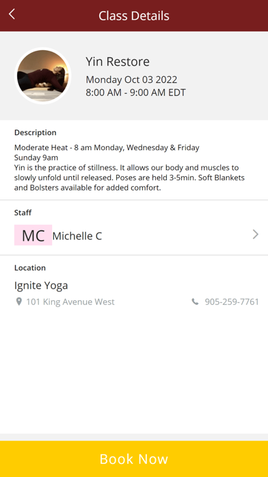 Ignite Yoga Screenshot