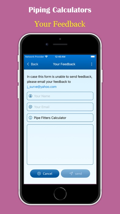 Piping Calculators Screenshot