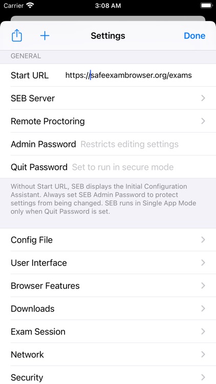SafeExamBrowser screenshot-5