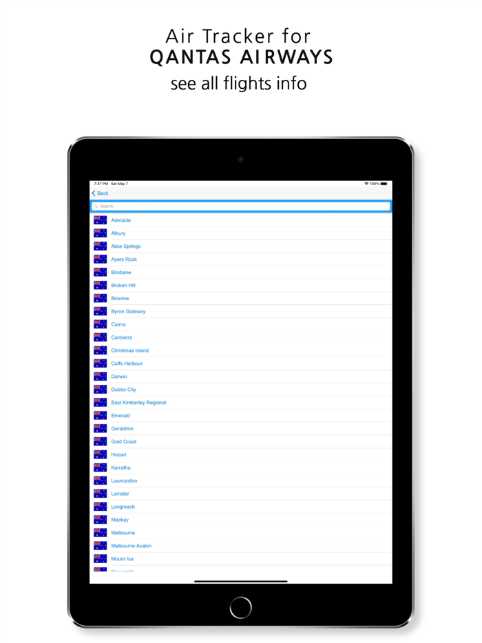 QFA Tracker For Qantas