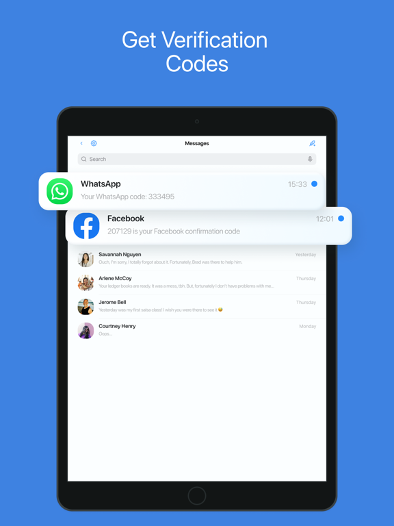 Text Us ™ Texting For Me Now iPad screenshot 4 - Business app