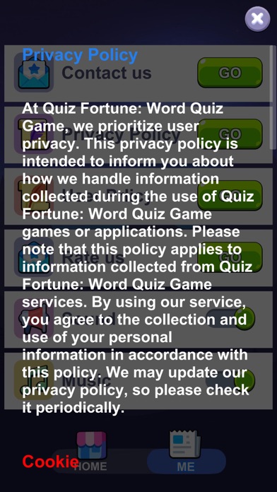 Quiz Fortune : Word Quiz Game Screenshot