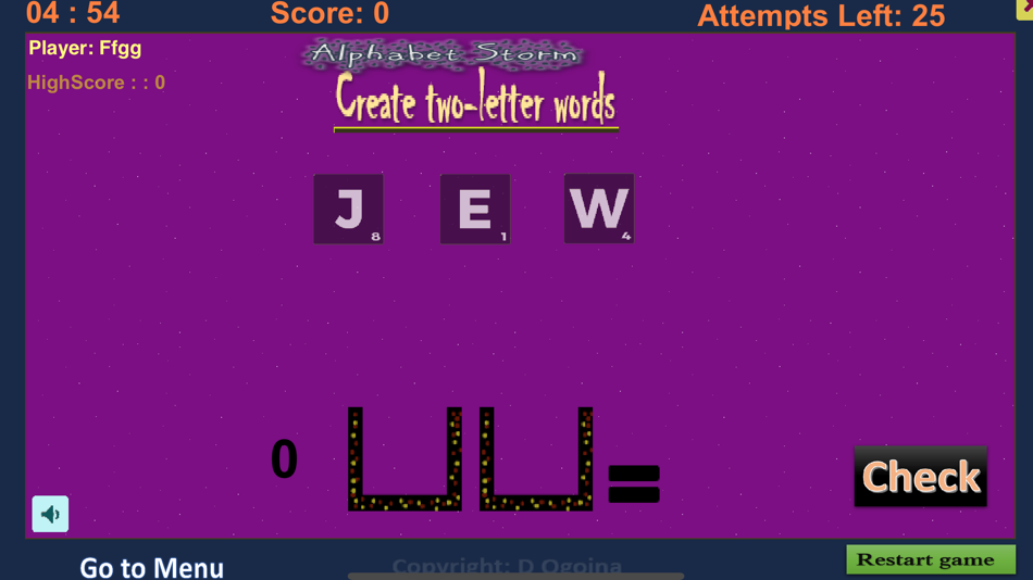 #1. Alphabet Storm (iOS) 来自: Dimie Ogoina