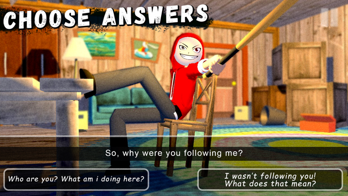 Angry Boy Pedro and His Friend