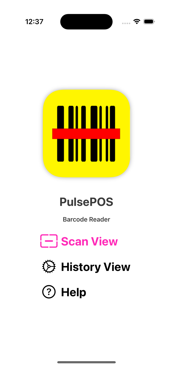 PulsePOS Barcode Reader