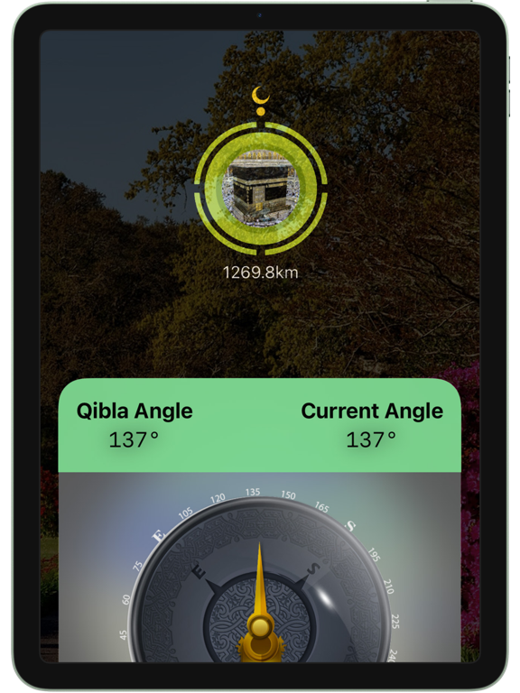 Screenshot #4 pour Qibla-AR + Prayer Times