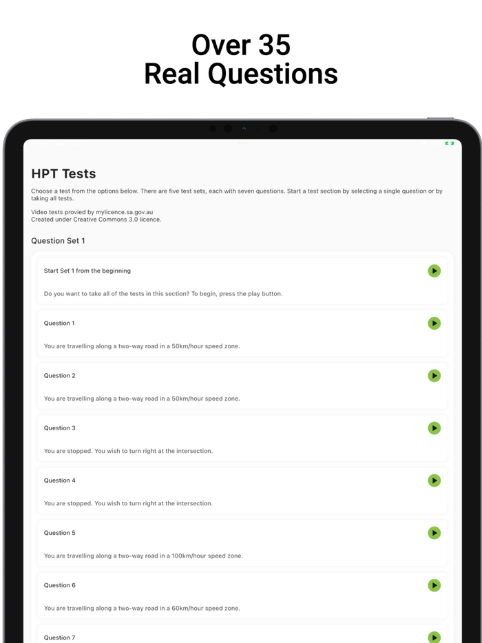 HPT Real Test Questions NSW