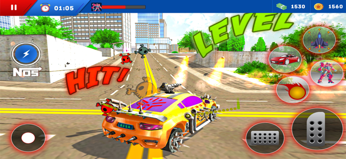 Robot Car Transform Games