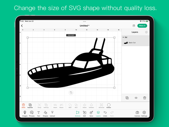 Shapes for Cricut iPad screenshot 4 - Graphics & Design app