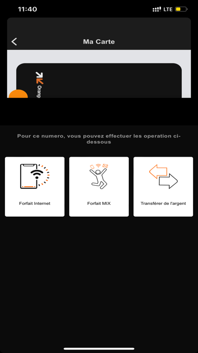 Orange Money Burkina Faso Screenshot