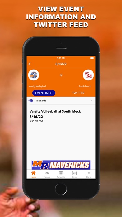 MR Mavericks Athletics Screenshot 4 - AppWisp.com MR Mavericks Athletics Screenshot 4 - AppWisp.com