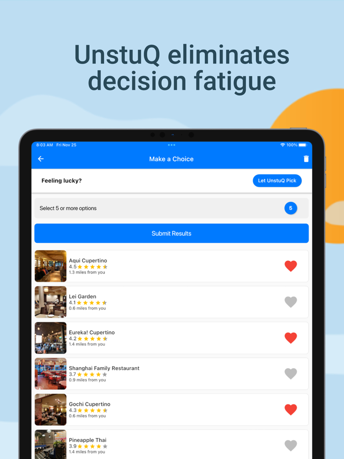 UnstuQ - Make Decisions Fun