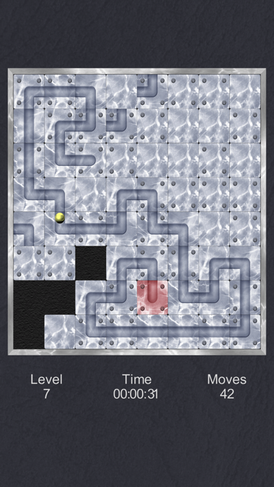Roll the Ball through the maze Screenshot