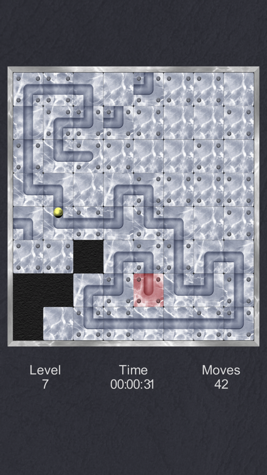 #6. Roll the Ball through the maze (iOS) Podle: Ruslan Goncharenko