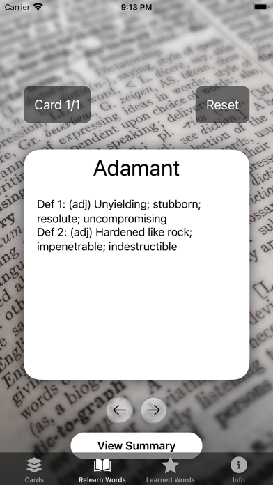 College Vocabulary Prep Screenshot