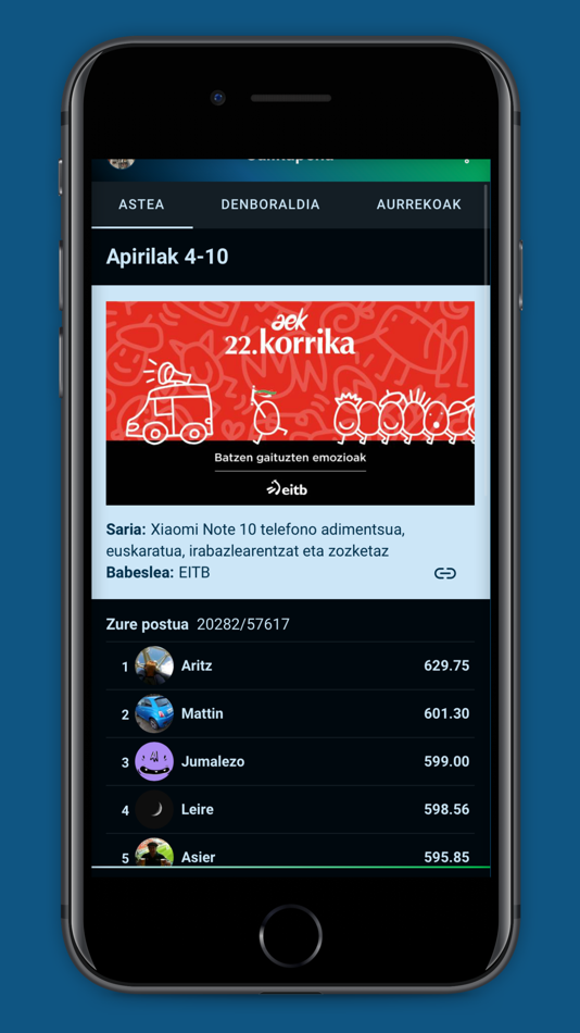 #4. Egunean Behin (iOS) بواسطة: CodeSyntax SL