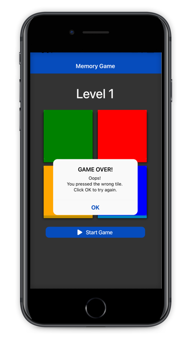 Memory Brain Game Screenshot