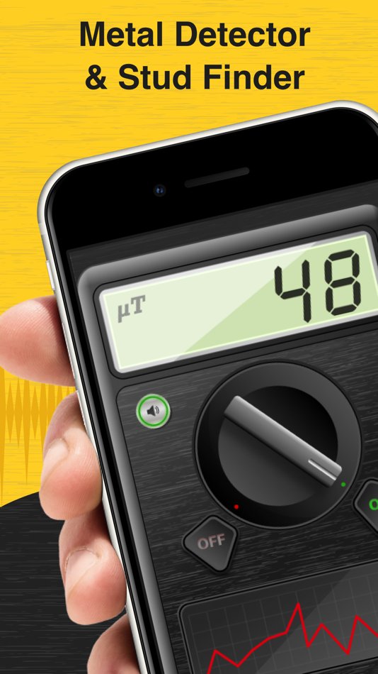 #1. Metal Detector & Stud Finder + (iOS) 由: Apps Labs