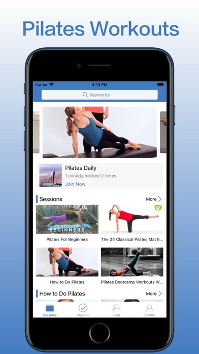 Pilates Workouts-Home Fitness Screenshot