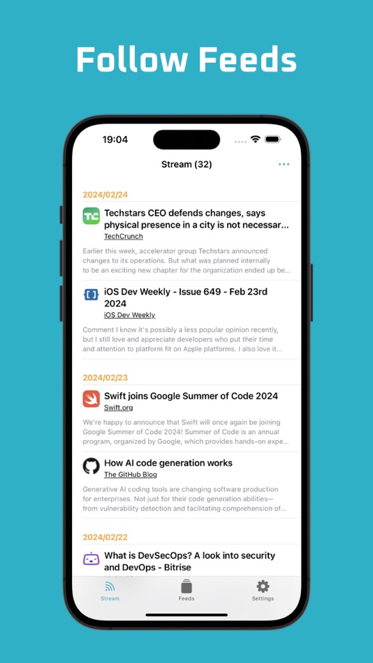 #1. Riverside - RSS Reader (iOS) 由: Maiku Yamaguchi