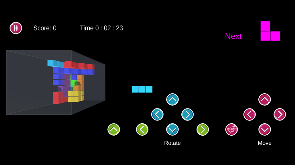 #2. Holofil Blocks 3D X (iOS) 由: Mrunal Gawade