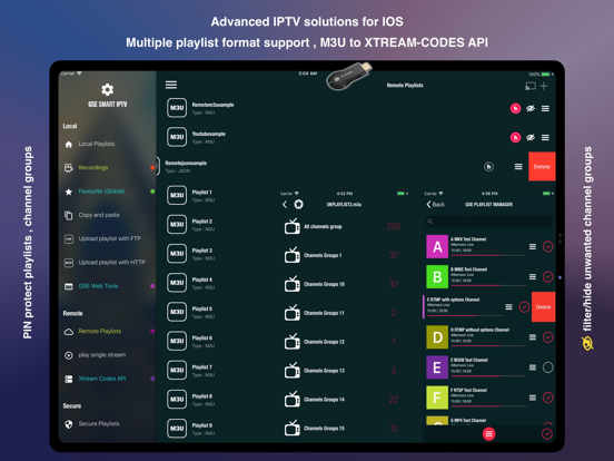 GSE SMART IPTV PRO iPad screenshot 1 - Entertainment app