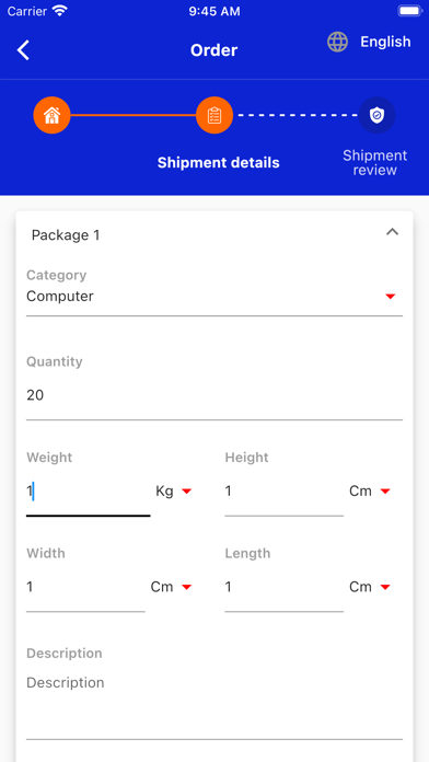 LH Express Screenshot