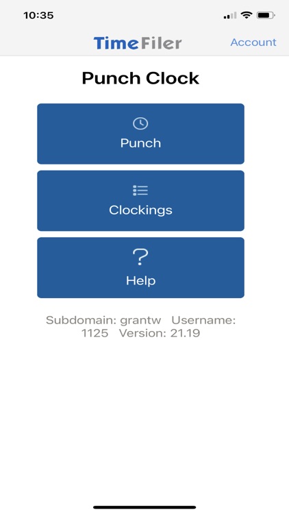 TimeFiler Punch Clock