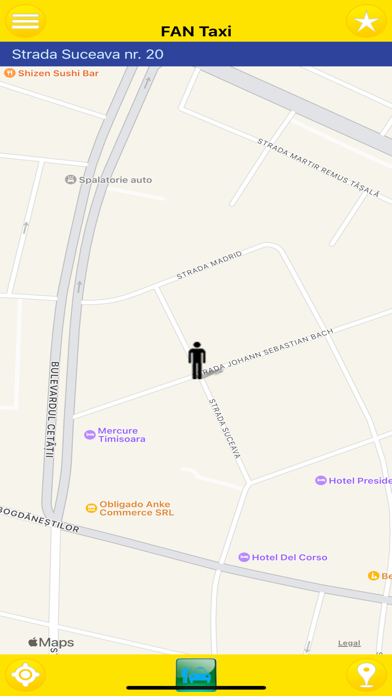 FanTaxi Timisoara Screenshot