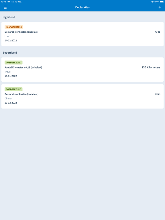 Nmbrs Medewerker app iPad app afbeelding 5