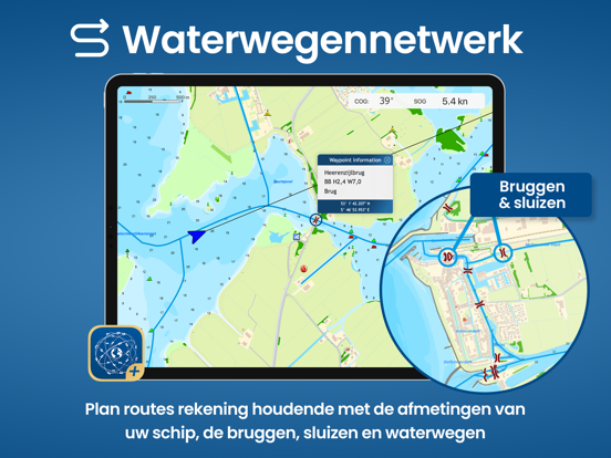 WinGPS Marine Plus iPad app afbeelding 8