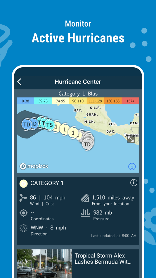 #7. WeatherBug – Weather Forecast (iOS) 由: WeatherBug