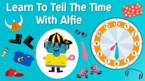 Learn to tell time with Alfie screenshot