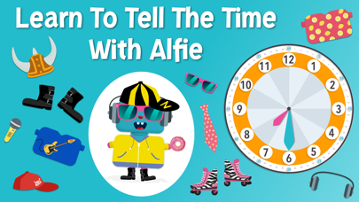 Learn to tell time with Alfie Screenshot