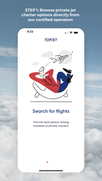 TopJet – Private Jet Charters Screenshot