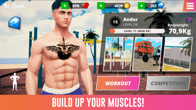 Iron Muscle Bodybuilding game Screenshot