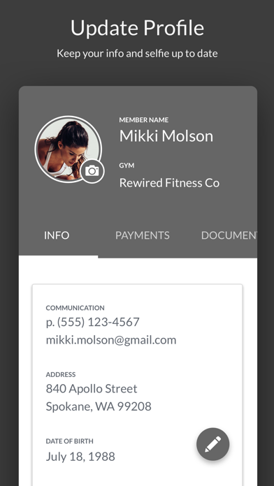 Rewired Fitness Co Screenshot
