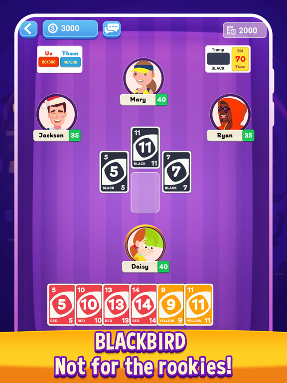 Blackbird: Family Card Game iPad screenshot 5 - Games app