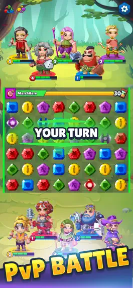 Game screenshot Chubby Five: PvP Match 3 RPG mod apk