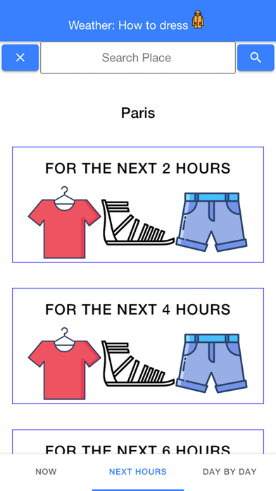 Weather : How to dress Screenshot