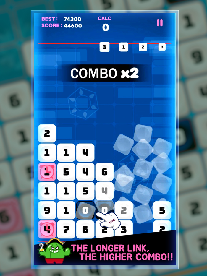 Zero Cube  Drag Number Puzzle