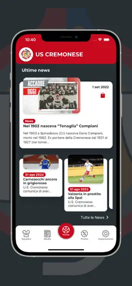 Game screenshot US Cremonese apk